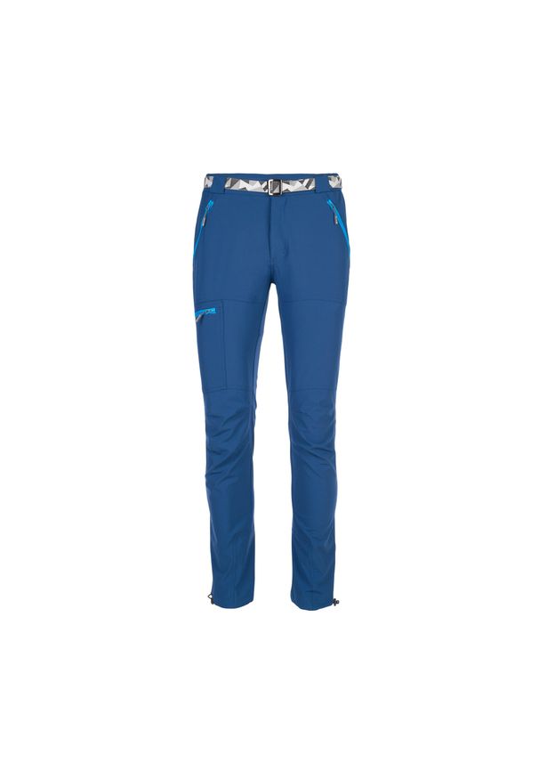 Spodnie trekkingowe Extendo LT męskie Milo Hefe. Kolor: niebieski