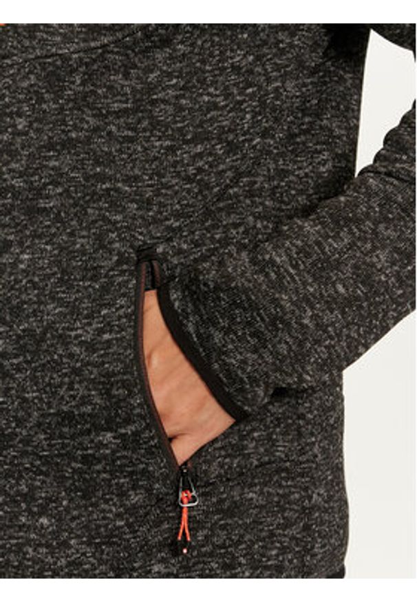 Aulp Bluza techniczna Navoy Czarny Regular Fit. Kolor: czarny. Materiał: syntetyk