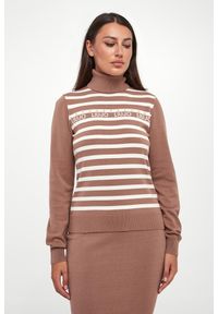 Liu Jo - Golf damski w paski LIU JO. Typ kołnierza: golf. Wzór: paski #3