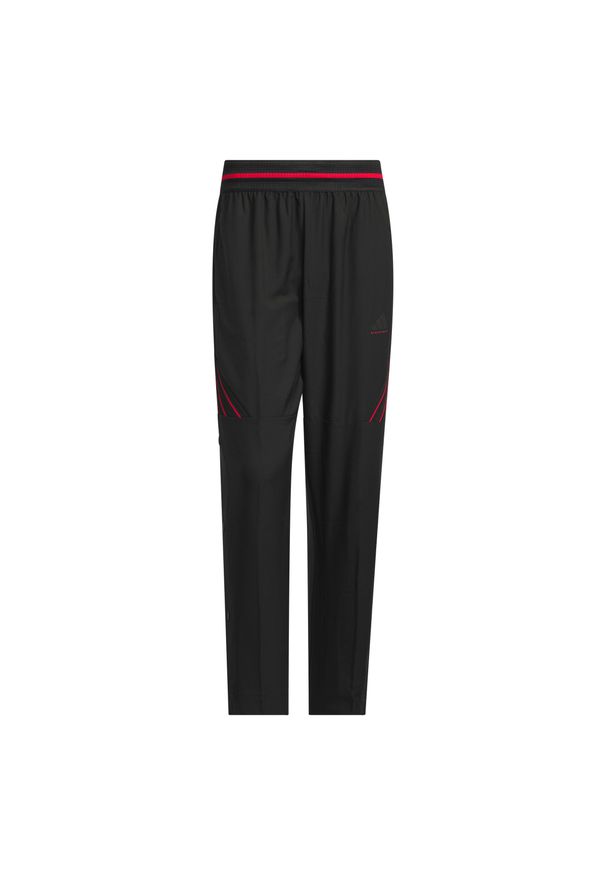 Adidas - Spodnie dresowe adidas Crazy Lite. Kolor: czarny. Materiał: dresówka. Sport: koszykówka