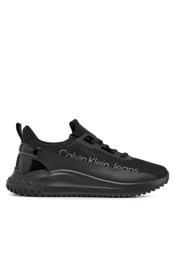 Calvin Klein Jeans Sneakersy Eva Run Slipon Lace Mix In Lum YM0YM00870 Czarny. Kolor: czarny. Sport: bieganie