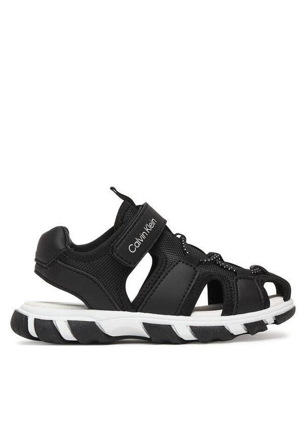 Sandały Calvin Klein. Kolor: czarny