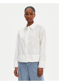 Munthe Koszula Kaseia 252103225229 Écru Regular Fit. Materiał: bawełna