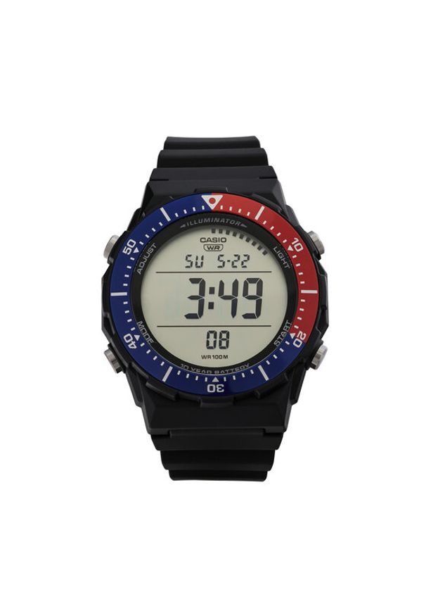 Casio Zegarek Sport AE-1700H-1A2VEF Czarny. Kolor: czarny. Materiał: syntetyk. Styl: sportowy