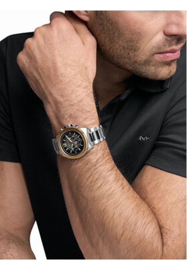 Michael Kors Zegarek Sage MK9212 Srebrny. Kolor: srebrny