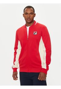 Fila Bluza Settanta FAM0645 Czerwony Regular Fit. Kolor: czerwony. Materiał: bawełna