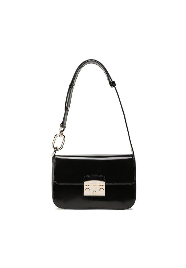 Furla Torebka Metropolis WB00772-T20000-O6000-1-007-20-BG-B Czarny. Kolor: czarny. Materiał: skórzane