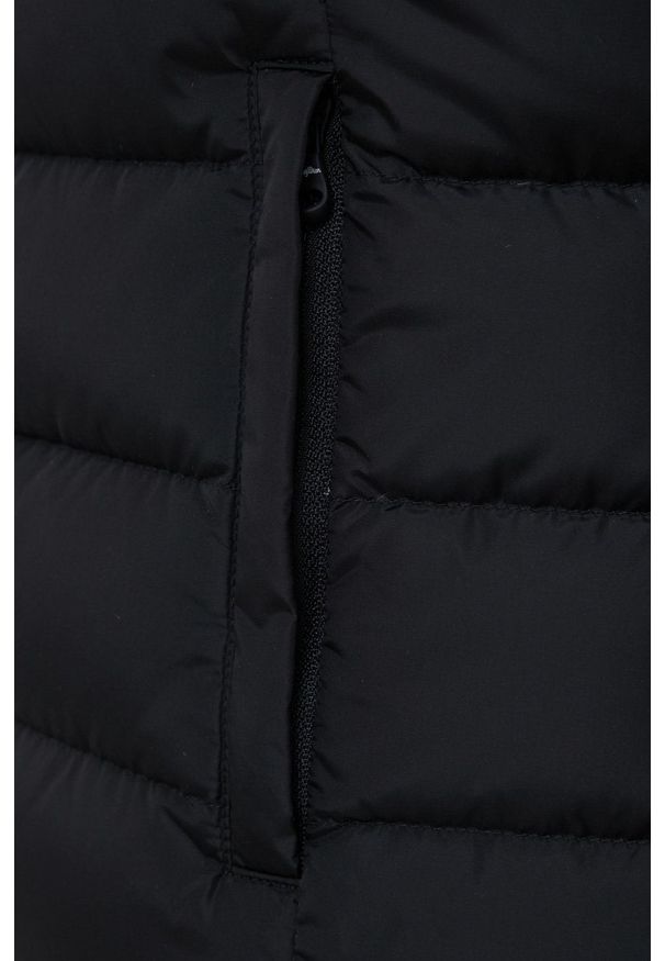 Refrigiwear - RefrigiWear Kurtka puchowa damska kolor czarny przejściowa. Typ kołnierza: kaptur. Kolor: czarny. Materiał: puch