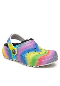 Crocs Klapki Classic Lined Spray Dye Clog K 208081 Kolorowy. Wzór: kolorowy #4