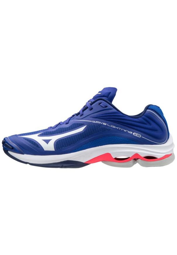 Buty siatkarskie Mizuno Wave Lightning Z6. Kolor: niebieski. Model: Mizuno Wave