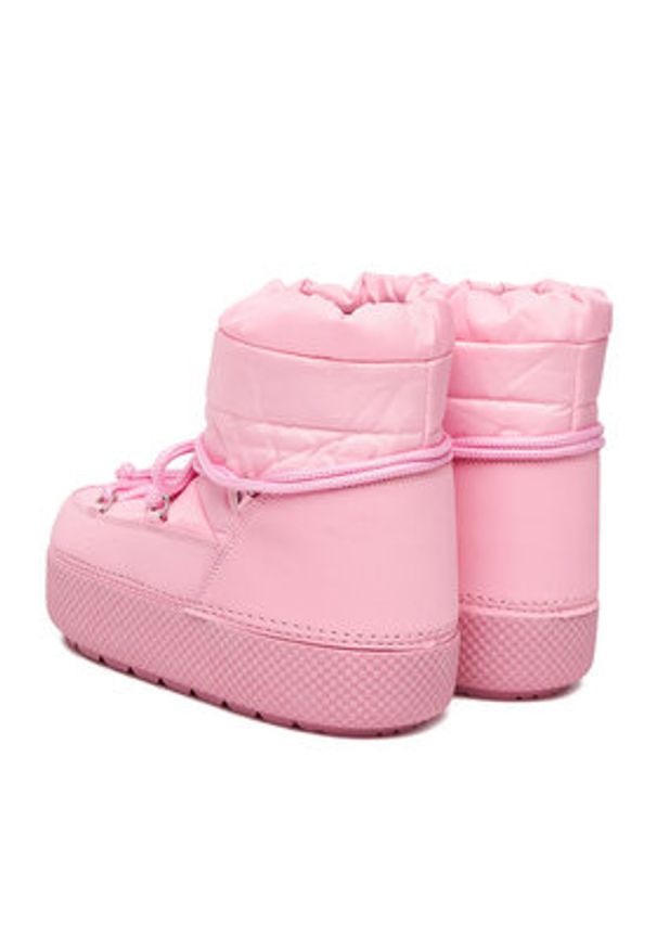 DeeZee Śniegowce DZN-001 Różowy. Kolor: różowy. Materiał: materiał