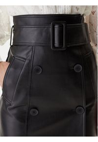 Morgan Spódnica z imitacji skóry 242-JADY Czarny Regular Fit. Kolor: czarny. Materiał: skóra #5