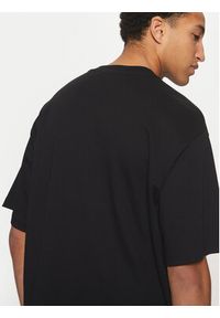 Versace Jeans Couture T-Shirt 78GAHE02 Czarny Regular Fit. Kolor: czarny. Materiał: bawełna #4