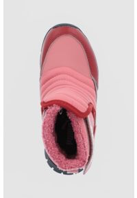 Puma Śniegowce dziecięce 380745.G kolor różowy. Nosek buta: okrągły. Zapięcie: rzepy. Kolor: różowy. Materiał: guma. Szerokość cholewki: normalna #5
