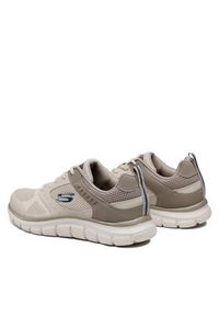 skechers - Skechers Sneakersy Syntac 232398/TPE Beżowy. Kolor: beżowy. Materiał: materiał