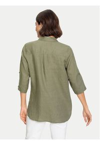 Olsen Koszula 12001786 Zielony Regular Fit. Kolor: zielony. Materiał: len #2