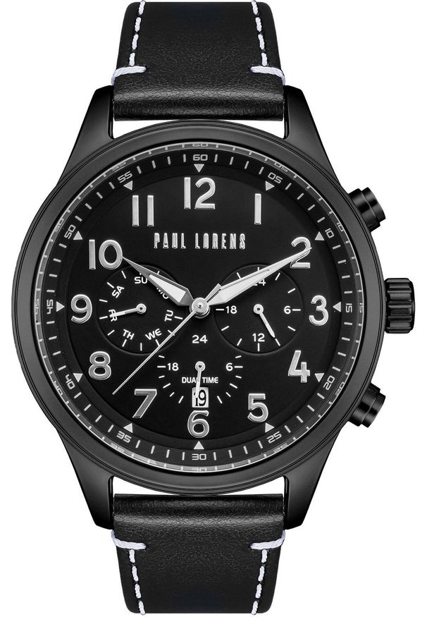 Paul Lorens - ZEGAREK MĘSKI PAUL LORENS - PL20011A-1A5 (zg378c) + BOX