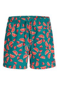 Jack & Jones Szorty kąpielowe Maui Vibes 12291426 Niebieski Regular Fit. Kolor: niebieski. Materiał: syntetyk #4