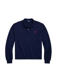 Polo Ralph Lauren Bluza 211947966007 Granatowy Relaxed Fit. Typ kołnierza: polo. Kolor: niebieski. Materiał: bawełna #4