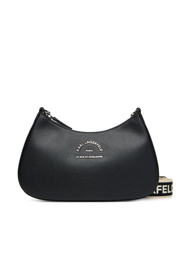 Karl Lagerfeld - KARL LAGERFELD Torebka A3W30316 Czarny. Kolor: czarny. Materiał: skórzane