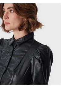DKNY Sukienka z imitacji skóry DD1G4074 Czarny Regular Fit. Kolor: czarny. Materiał: skóra #3