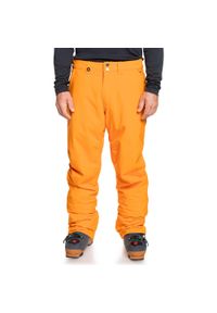 Quiksilver - Spodnie do sportów zimowych męskie ESTATE. Kolor: żółty, wielokolorowy, pomarańczowy. Materiał: poliester. Sezon: zima. Sport: narciarstwo #1
