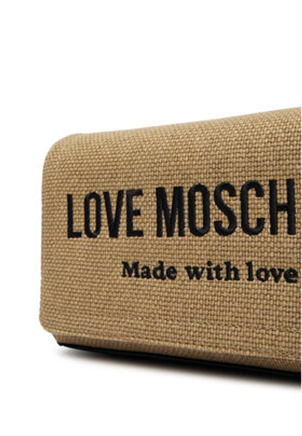 Love Moschino - LOVE MOSCHINO Torebka JC4232PP0OKB190A Beżowy. Kolor: beżowy