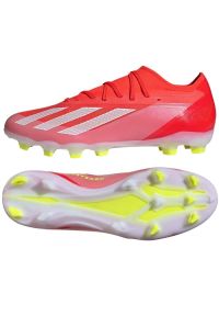 Adidas - Buty piłkarskie adidas X Crazyfast Pro M IF0676 czerwone. Zapięcie: sznurówki. Kolor: czerwony. Materiał: guma, syntetyk. Sport: piłka nożna