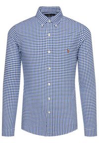 Polo Ralph Lauren Koszula Core Replen 710549084 Niebieski Slim Fit. Typ kołnierza: polo. Kolor: niebieski. Materiał: bawełna #3