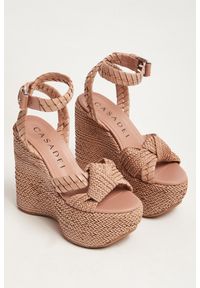Casadei - Koturny skórzane CASADEI. Materiał: skóra. Obcas: na koturnie #1
