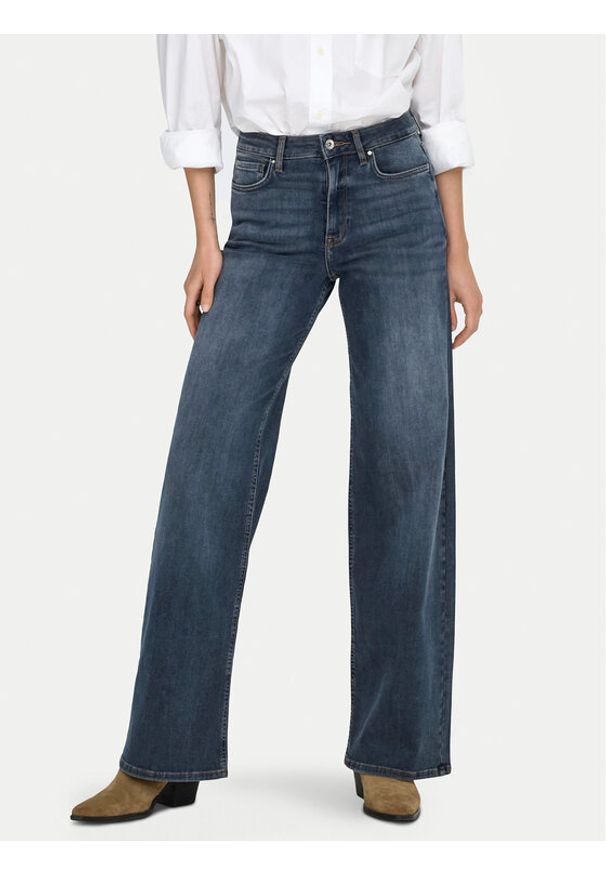 only - ONLY Jeansy Madison 15339459 Granatowy Wide Leg. Kolor: niebieski
