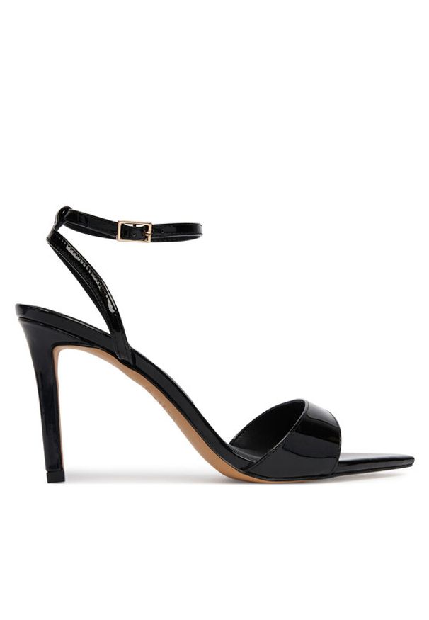Aldo Sandały Leandra 14298756 Czarny. Kolor: czarny. Materiał: skóra