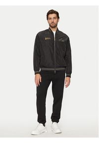 Karl Lagerfeld - KARL LAGERFELD Kurtka bomber 505405 551501 Czarny Regular Fit. Typ kołnierza: dekolt w karo. Kolor: czarny. Materiał: syntetyk #2