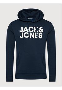 Jack & Jones - Jack&Jones Bluza Corp 12152840 Granatowy Blazer Fit. Kolor: niebieski. Materiał: bawełna #4