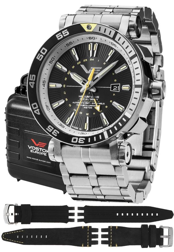 Zegarek męski Vostok Europe NH34-575A718B srebrny. Kolor: srebrny