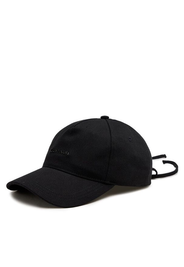 Calvin Klein Czapka z daszkiem Elevated Softs K60K611905 Czarny. Kolor: czarny. Materiał: materiał