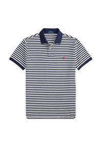 Polo Ralph Lauren Polo 710956682500 Granatowy Slim Fit. Typ kołnierza: polo. Kolor: niebieski. Materiał: bawełna #2
