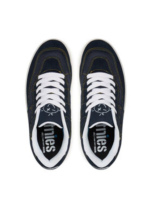 Etnies Sneakersy Snake 4101000581 Granatowy. Kolor: niebieski. Materiał: zamsz, skóra