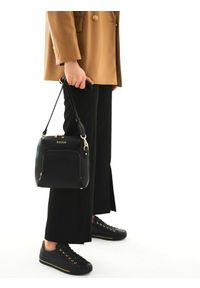 Kazar - Czarna torebka damska. Kolor: czarny. Materiał: skórzane #4