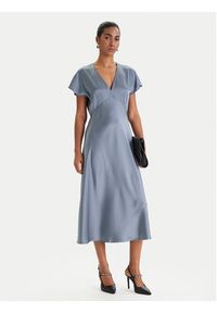 Marella Sukienka koktajlowa Falange 2613221201 Błękitny Regular Fit. Kolor: niebieski. Materiał: satyna. Styl: wizytowy #2