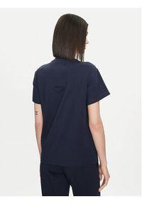 Adidas - adidas T-Shirt Embroidered IS4289 Granatowy Regular Fit. Kolor: niebieski. Materiał: bawełna #6