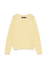 Vero Moda Sweter Doffy 10201022 Żółty Regular Fit. Kolor: żółty. Materiał: syntetyk #6