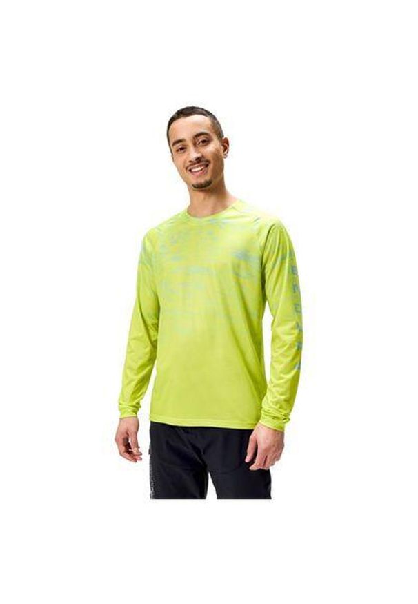 ENDURA - Longsleeve rowerowy męski Endura Marble Ltd Printed. Kolor: żółty. Długość rękawa: długi rękaw
