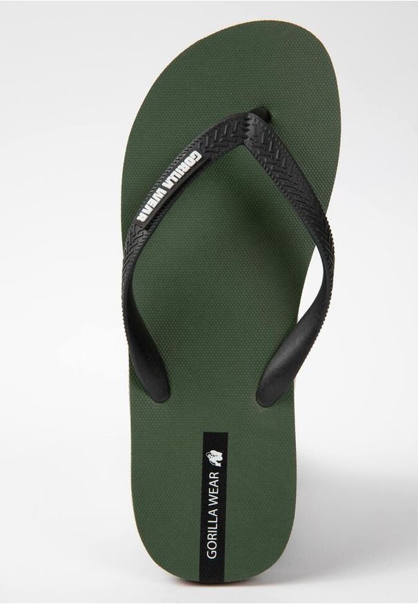 GORILLA WEAR - Japonki plażowe Gorilla Wear Kokomo Flip-Flops. Okazja: na plażę. Kolor: zielony