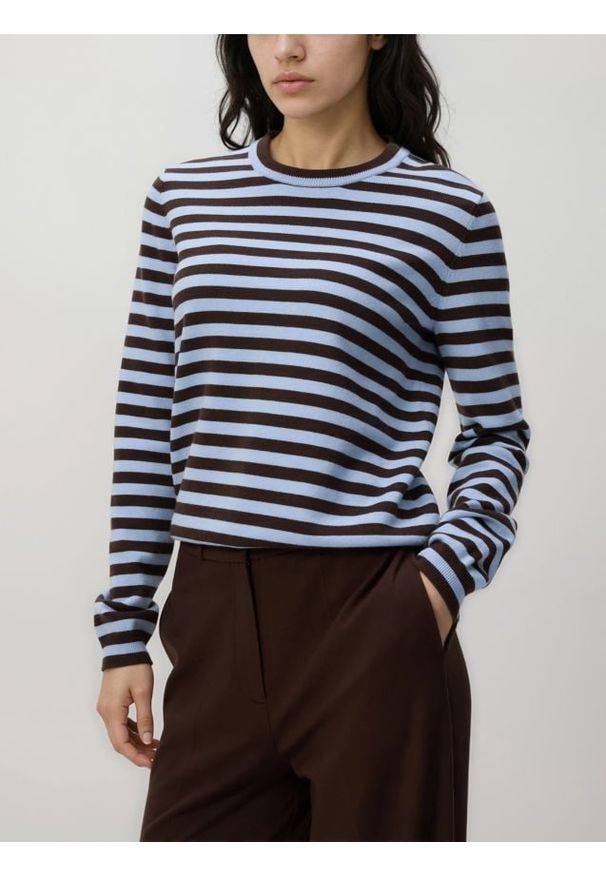 Reserved - Sweter z wiskozą - wielobarwny. Materiał: wiskoza