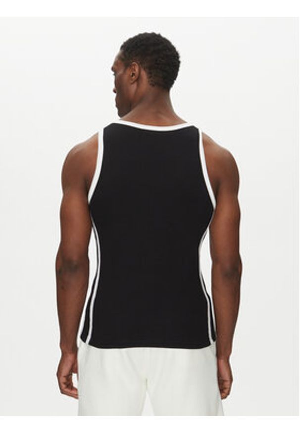 Karl Kani Tank top Ellipse 60310051 Czarny Slim Fit. Kolor: czarny. Materiał: bawełna