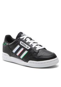Adidas - adidas Sneakersy Continental 80 Stripes J GW6643 Czarny. Kolor: czarny. Materiał: skóra #6