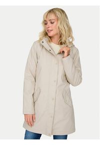 only - ONLY Kurtka przeciwdeszczowa Sally 15206116 Beżowy Regular Fit. Kolor: beżowy. Materiał: syntetyk #3
