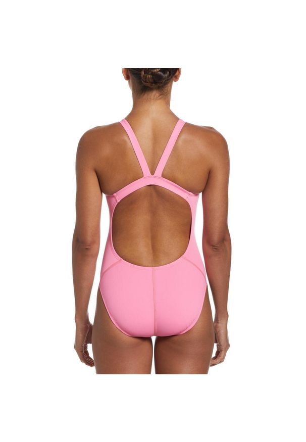 Strój Kąpielowy Nike Hydrastrong Solid Fastback – Różowy – Rozmiar 38. Kolor: różowy