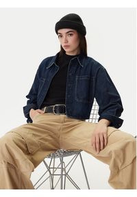 G-Star RAW - G-Star Raw Koszula jeansowa D26851-E090 Granatowy Boxy Fit. Kolor: niebieski. Materiał: bawełna #4